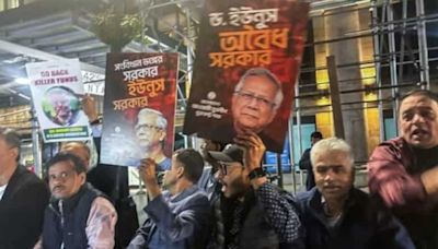 ‘Go back,’ Bangladesh’s Yunus faces massive protests in New York for attacks on minorities