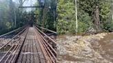 Tettegouche State Park bridge destroyed due to flooding