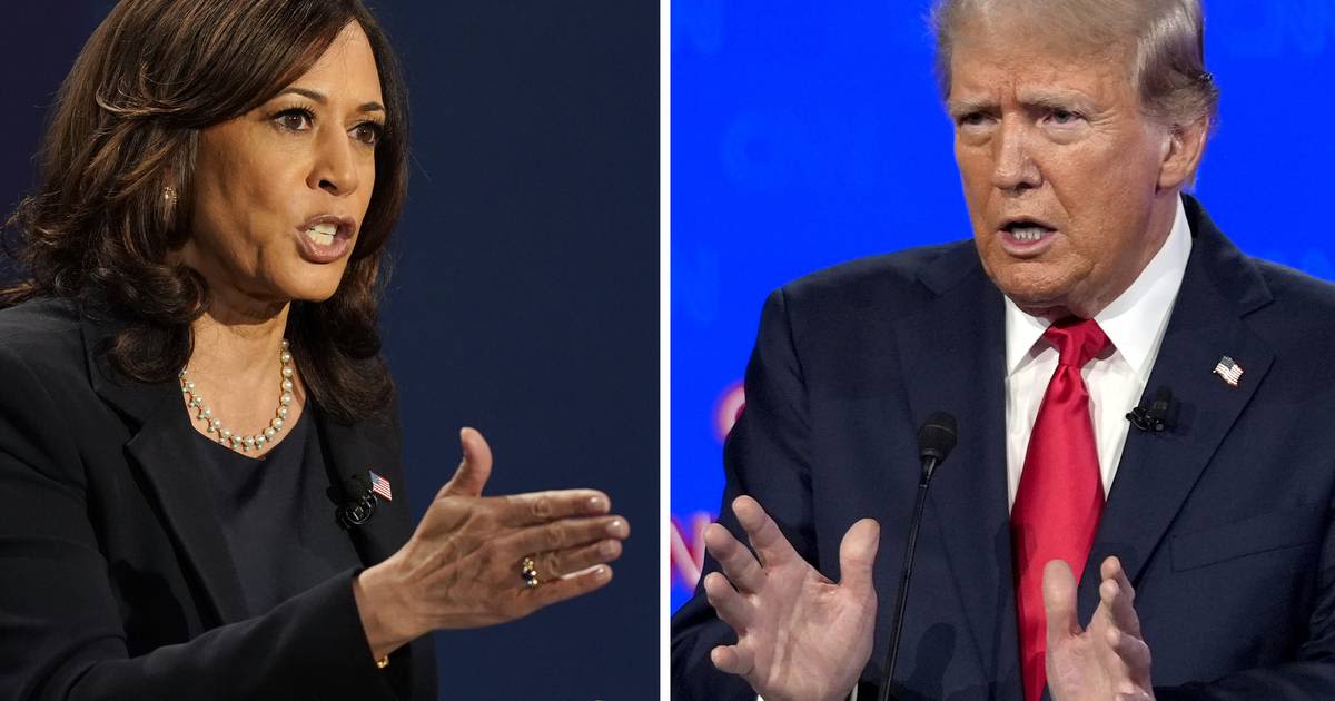 Watch: Trump and Harris meet for the first time in high-stakes presidential debate