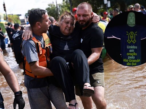 VIDEO “SOS”: Iluminan al Cristo Redentor por inundaciones en Brasil