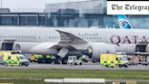 Eight taken to hospital after turbulence caused passengers to ‘hit the roof’ on Dublin flight
