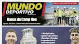 Messi, Lamine y Mbappé, protagonistas de las portadas deportivas