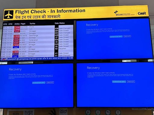 Calcutta, Delhi, Hyderabad, Adelaide… Microsoft outage hits airports across India, world