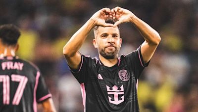 ¡Tremendo gol! Jordi Alba hace de Messi en el Inter Miami