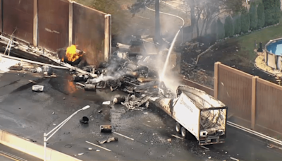 Tractor-trailer explosion in Clifton closes Route 3, causes extensive damage