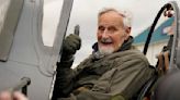 102-year-old British veteran flies a Spitfire on a delightfully bumpy ride for charity