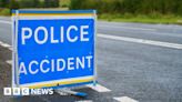 Biker dies and four in hospital after A77 crash