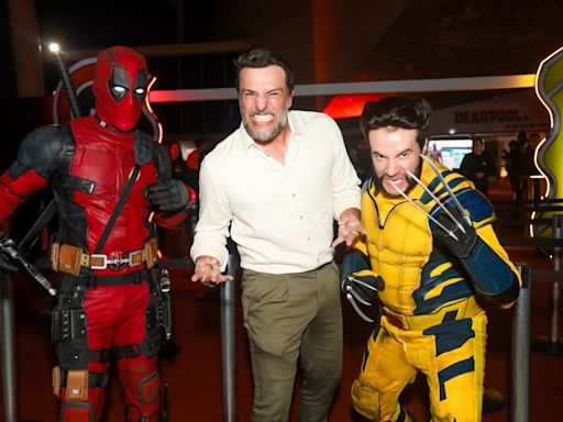 Ryan Reynolds, Hugh Jackman, Emma Corrin e Shawn Levy lançam 'Deadpool & Wolverine' no Rio; veja