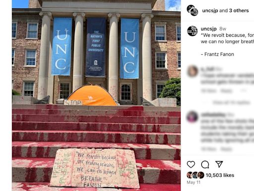 UNC police obtained warrant to search pro-Palestinian student group’s social media