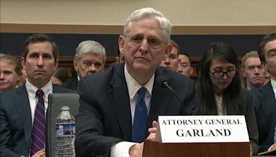 Attorney General Merrick Garland blasts conspiracy theories about Trump criminal case and FBI | LIVE