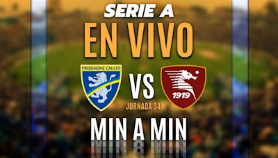 Frosinone vs Salernitana HOY EN VIVO. Partido ONLINE | Jornada 34 Serie A 2024