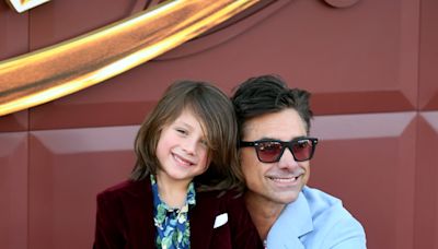 John Stamos' 6-year-old son Billy plays drums at Beach Boys concert