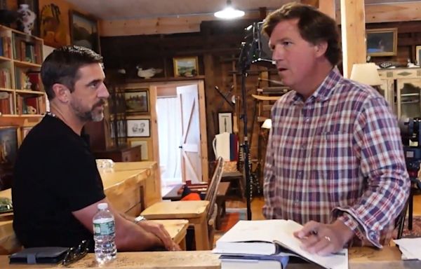 Aaron Rodgers gives bizarre interview to Tucker Carlson talking anti-vax, Biden, and ‘demonic’ UFOs