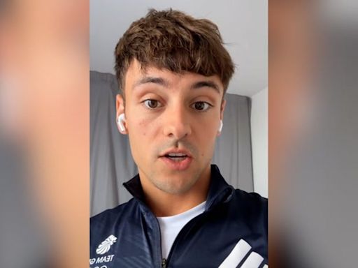 Paris Olympics: Tom Daley jumps on cardboard ‘anti-sex’ athletes’ village bed to test sturdiness