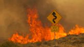 Crews are battling 'fire whirls' in California's Mojave Desert