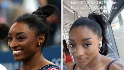 Simone Biles Called Out Comments About Her Hair Looking "Undone" At The Olympics