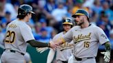 Athletics fall to 10 games below .500 with loss to Royals