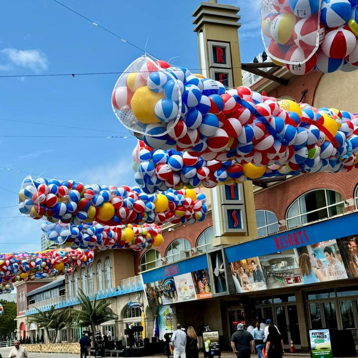 It’s Summer in Atlantic City When Resorts Drops 5,000 Beach Balls