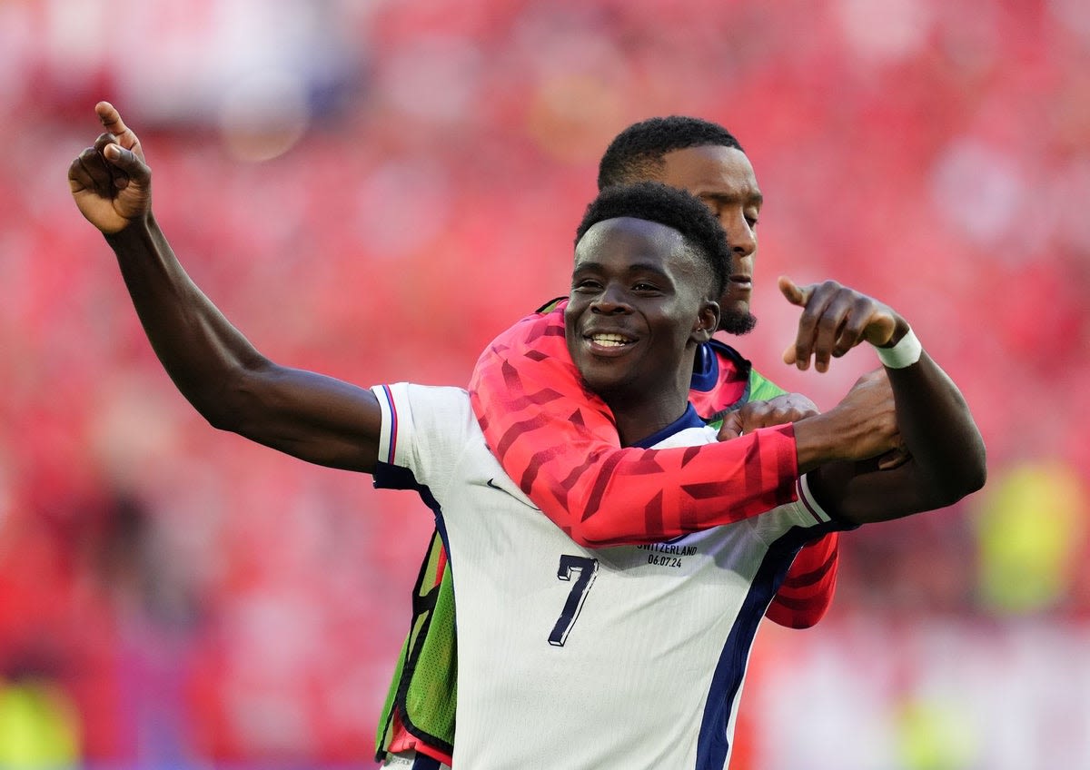 Bukayo Saka lays down gauntlet to England team-mates at Euro 2024: 'Two more games until we change our lives'