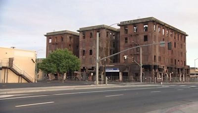 Days after historic Hotel Marysville burns in fire, nearby historic theater vandalized