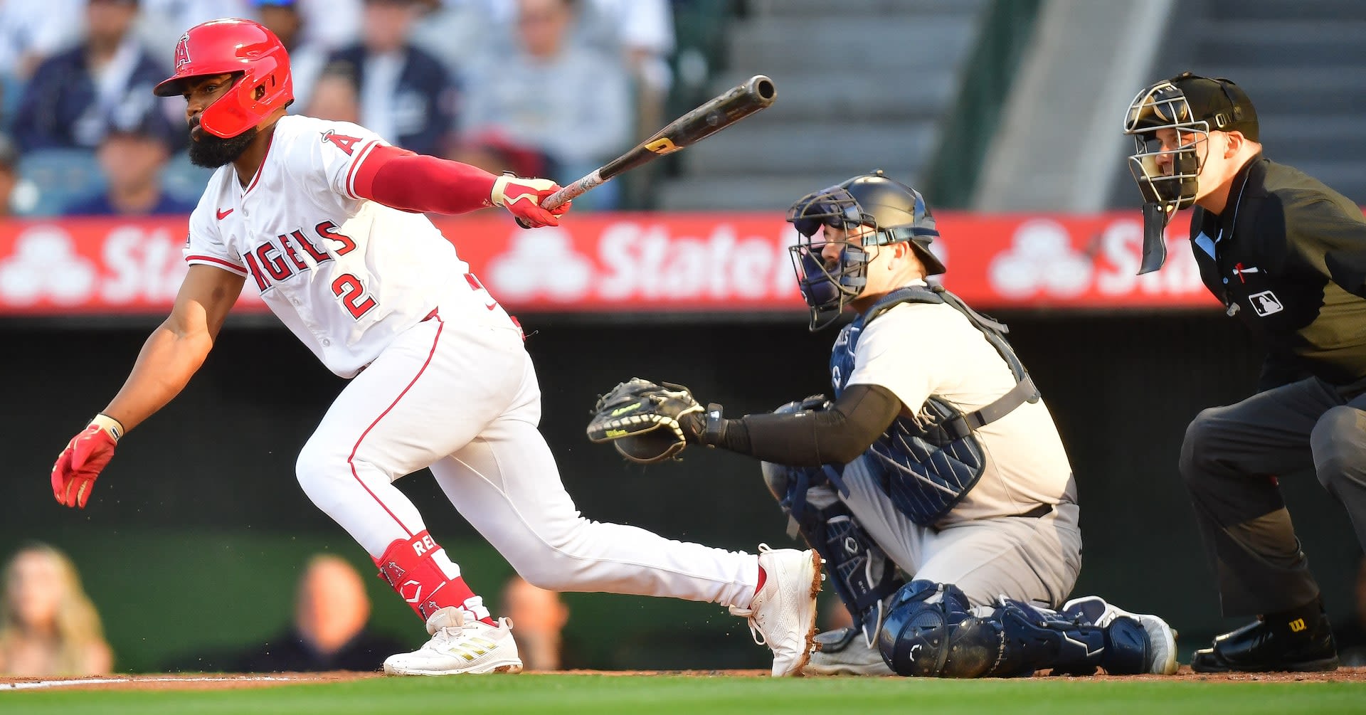 Angels edge Anthony Volpe, Yankees