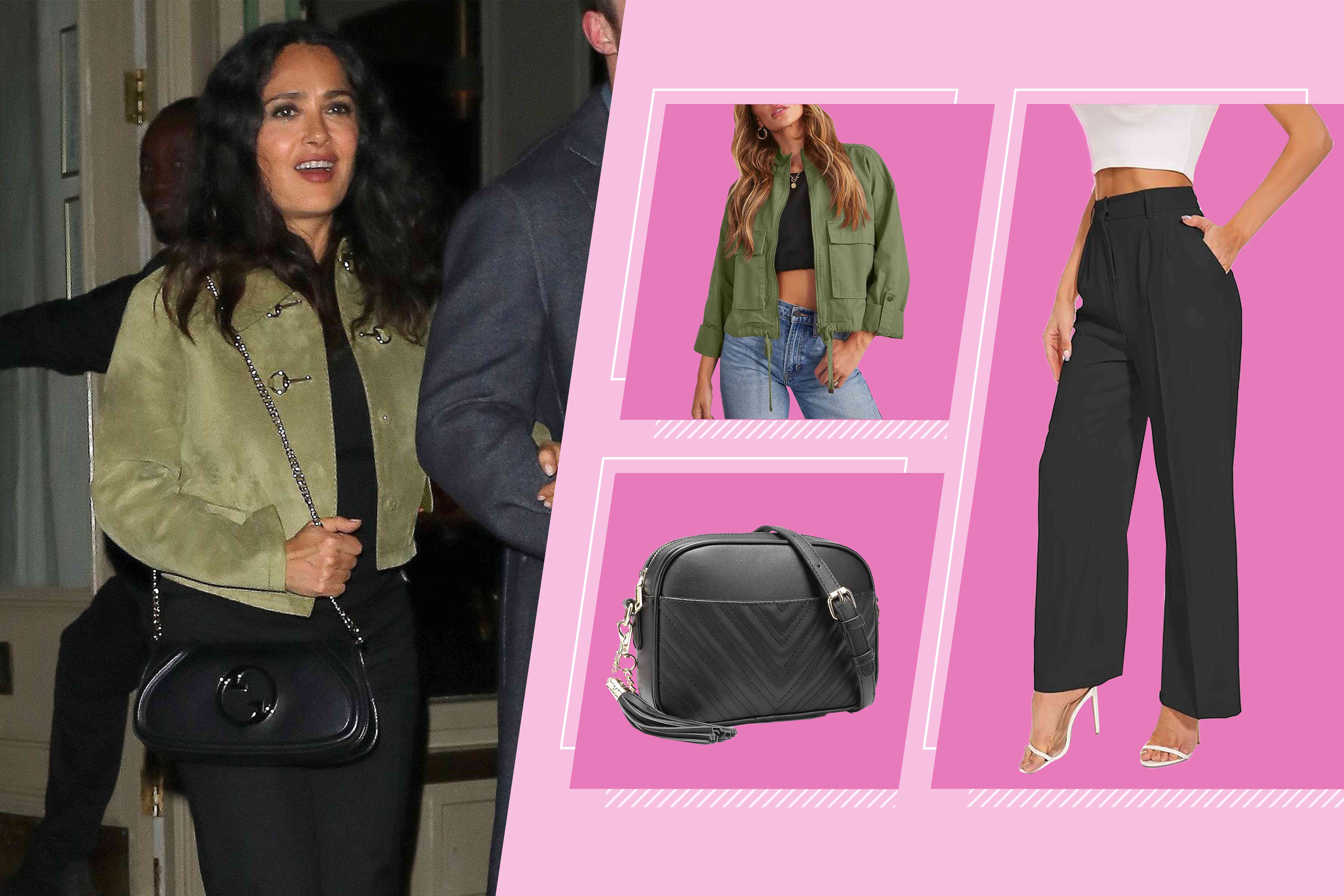 Salma Hayek Just Persuaded Us to Ditch Our Denim Jacket for This Style Instead — Shop Lookalikes Under $40