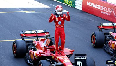 Charles Leclerc finally realises Monaco destiny after massive Sergio Perez crash