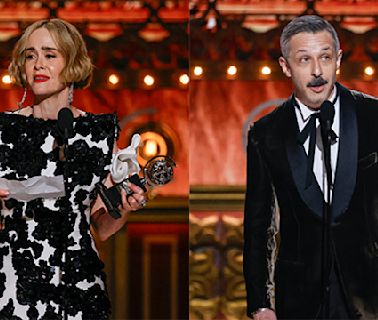 After Tony Awards, will Sarah Paulson or Jeremy Strong join the Triple Crown of Acting club?