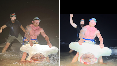 Wild pursuit leads Texas angler to catch and release massive hammerhead shark