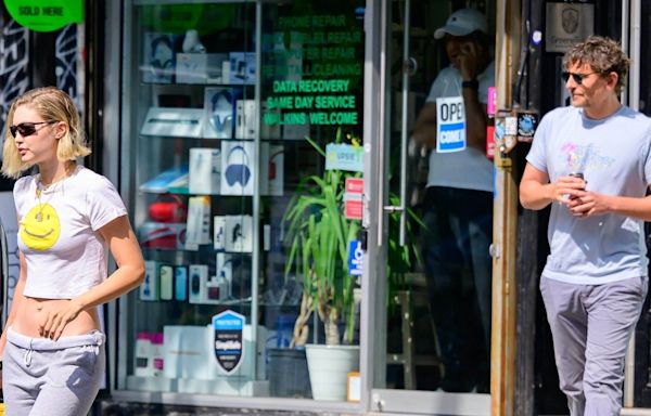 Gigi Hadid Shows Off Her Toned Tummy While Running Errands with Boyfriend Bradley Cooper