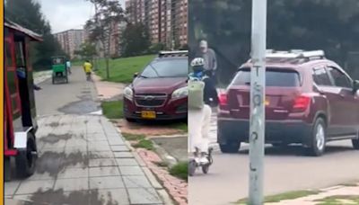 Video de conductor que circuló por una ciclorruta ambiental causó indignación en Bogotá: “Esta es una sociedad fallida”
