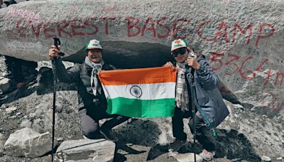 At 62, Col Bhardwaj aces fortnight-long Mt Everest Base Camp trek with wife