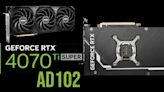 GeForce RTX 4070 Ti SUPER GPUs from MSI and Colorful have the same chip as the GeForce RTX 4090