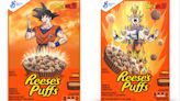 DRAGON BALL Z and Reese’s Puffs Release Limited-Edition Super Saiyan Goku Cereal Box