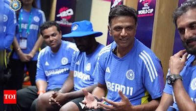 'Thanks, Rohit, for that call in November': Rahul Dravid shares a heartwarming behind-the-scenes story in his farewell speech | Cricket News - Times of India