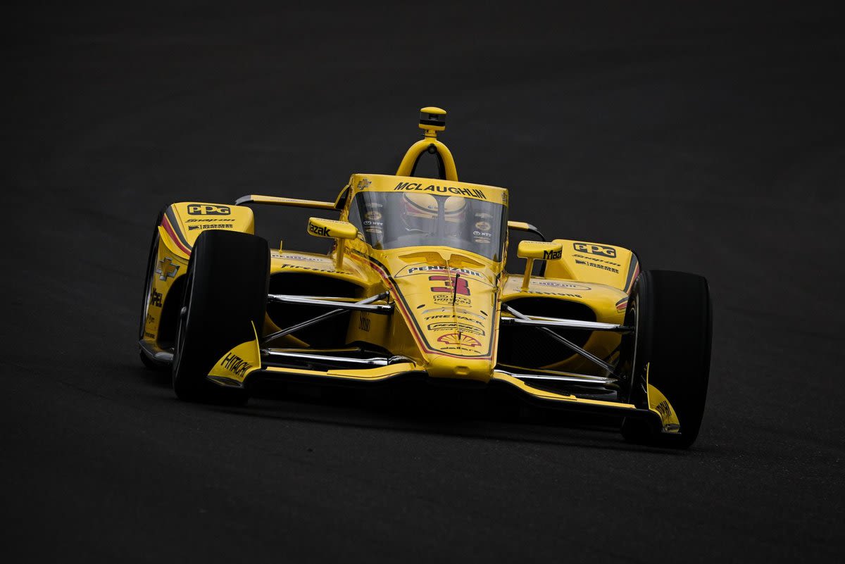 Indy 500: McLaughlin tops second day of practice at 229.493mph before deluge