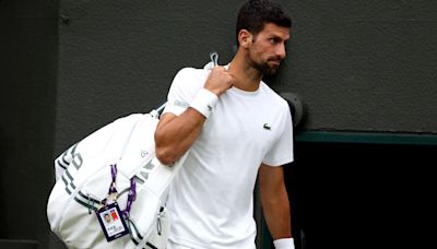 Novak Djokovic arrives at Wimbledon as rehabilitation continues