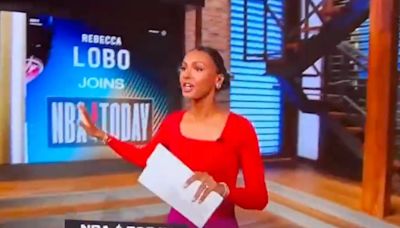 ESPN’s Malika Andrews praised for handling on-air earthquake ‘like a pro’