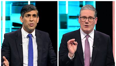 Rishi Sunak and Keir Starmer trade blows on tax, immigration and NHS in fiery first TV debate