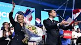 Le Pen’s hard right looks set to crush Macron’s centrists