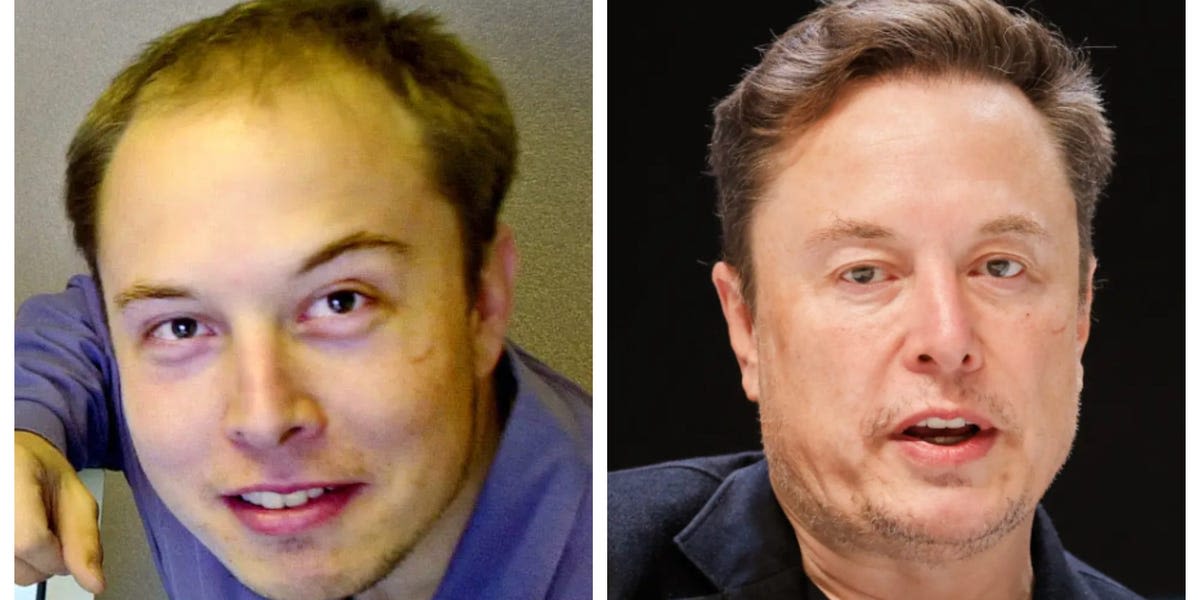 See how different Elon Musk, Jeff Bezos, and other tech CEOs looked when they first started their companies