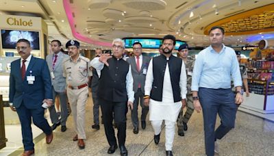 Mumbai: Civil Aviation Minister Visits NMIA Site, Reviews Project