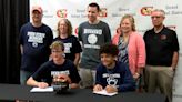 Three student athletes at Girard sign college letters of intent