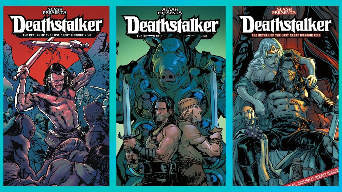 Slash’s Deathstalker comics flip the script on ’80s barbarian debauchery