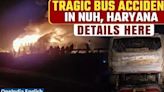 Haryana Bus Fire: Fire Breaks Out in Haryana's Nuh District Eight Burnt Alive, Over 20 Injured