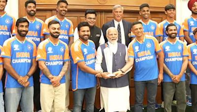 T20 World Cup Champions: First visual of Team India with PM Modi