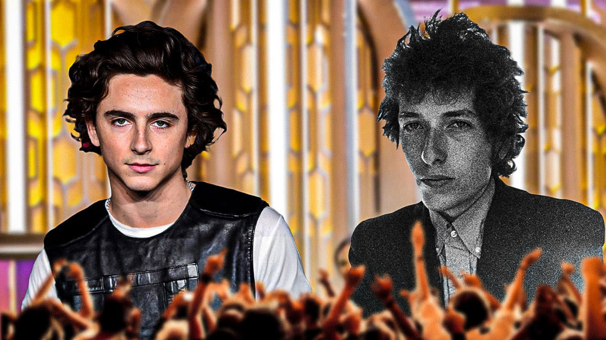 Timothée Chalamet Disappears In Bob Dylan Biopic, A Complete Unknown, Poster