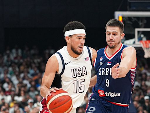 Devin Booker plays important, intangible roles for Team USA basketball in Paris Olympics