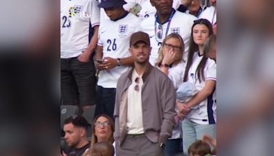 Jordan Henderson spotted in stands cheering England on for Euro 2024 final