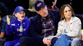 Jennifer Lopez and Ben Affleck Take His Son Samuel to Los Angeles Lakers Game